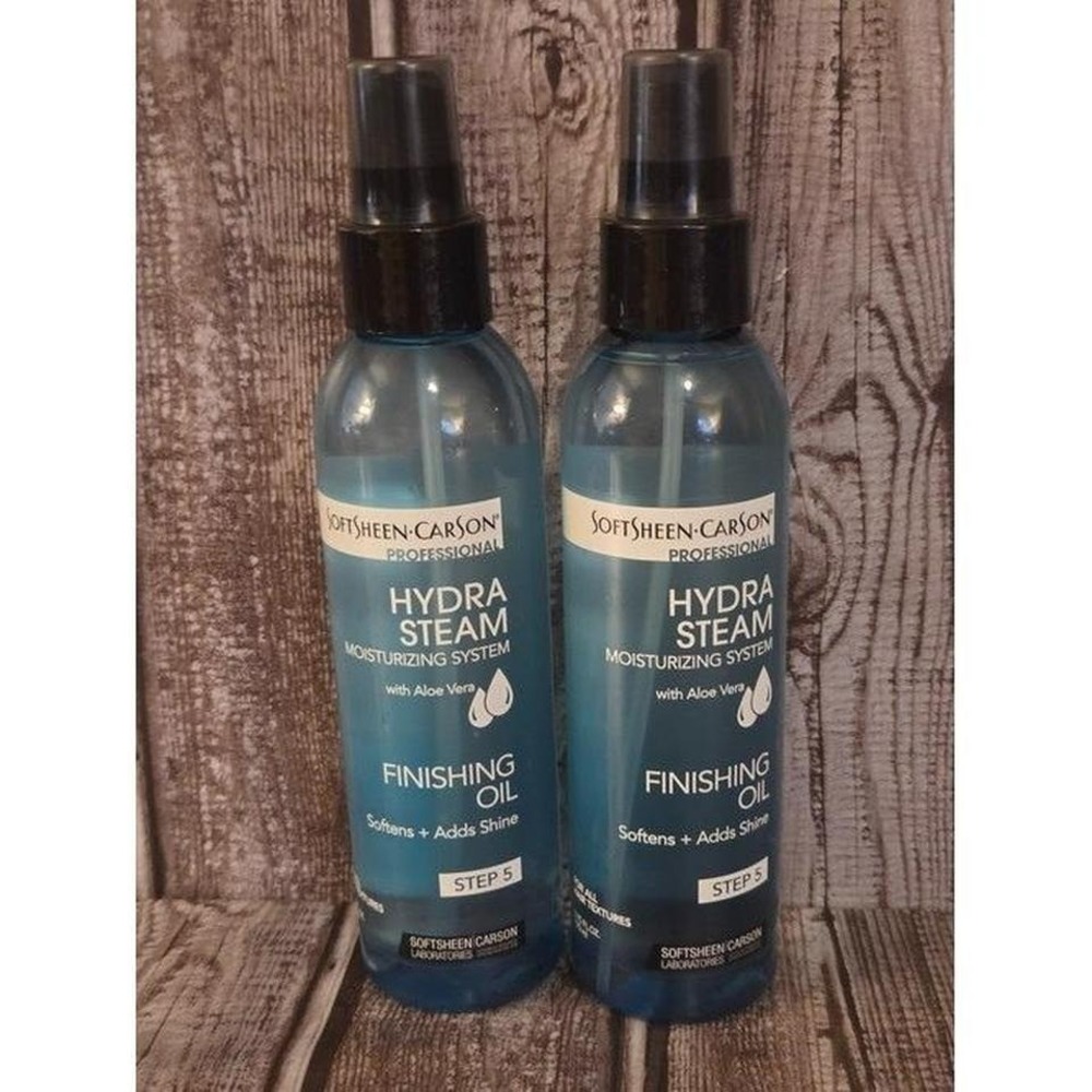 2x Softsheen Carson Hydra Steam‎ Finishing Oil Spray 5.75 oz Adds Shine Step 5